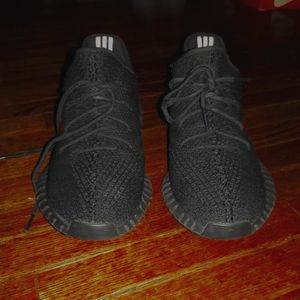 Adidas Yeezy Boost size 9.5 black and red